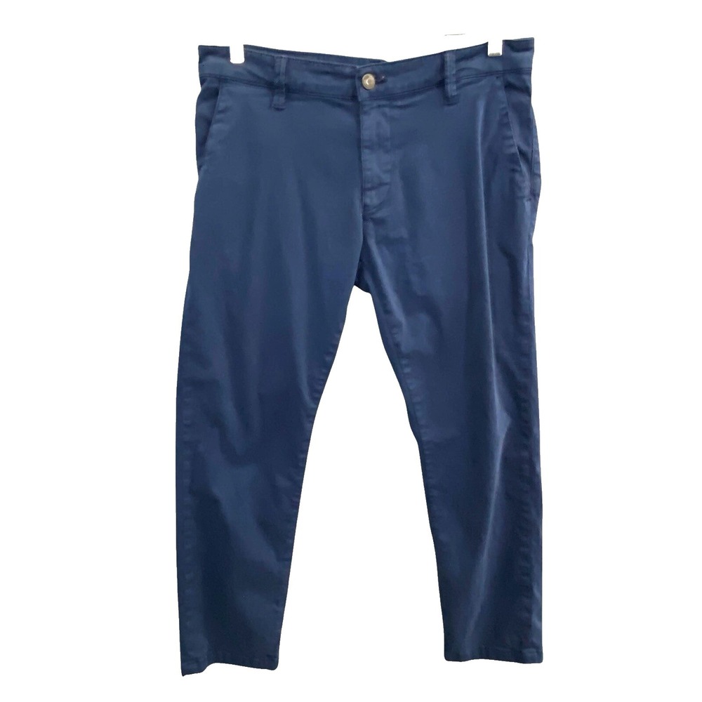 MAVI Men Johnny Slim Leg Chino Stretch Pockets Jeans Pants Sz 32/28 Blue 78-8